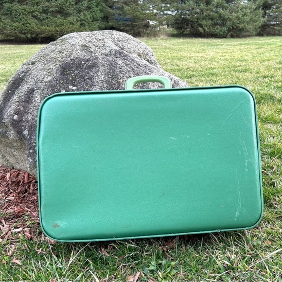 🎉HOST PICK Vintage Retro Hard Shell
Suitcase Luggage Set  3 Piece Avacado Green - Picture 11 of 13